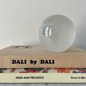 Vintage Globe Paperweight